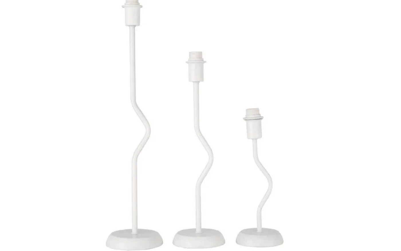 Basic Z Lampfot 28cm Vit