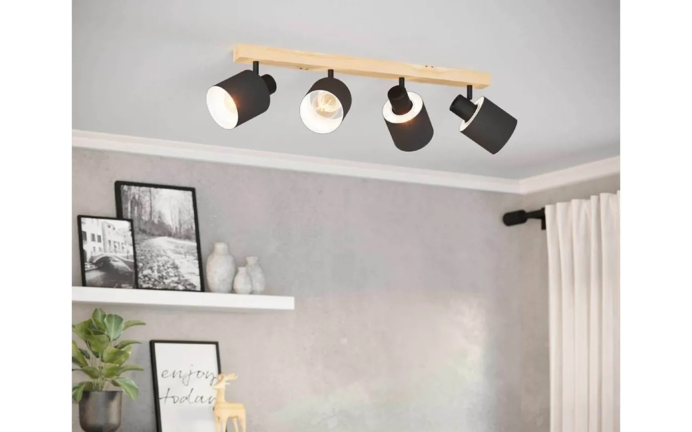 Batallas Takspotlight 63cm Svart