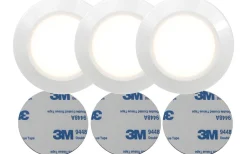Batteridriven Spotlight Vit 3-Pack