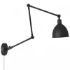 Bazar Vägglampa Svart