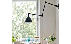 Bazar Vägglampa Svart