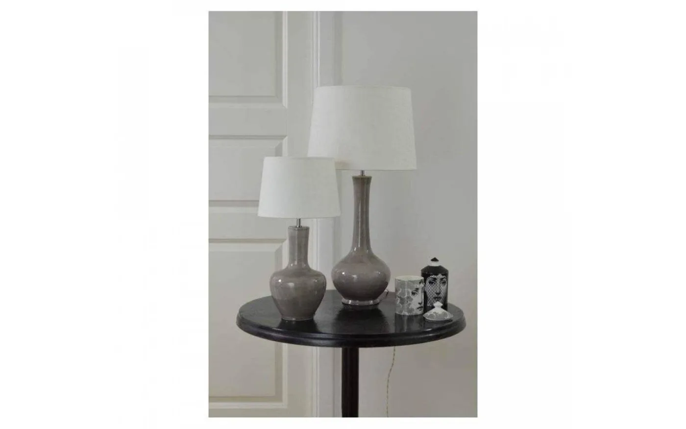 Bella Lampfot 50cm Grey