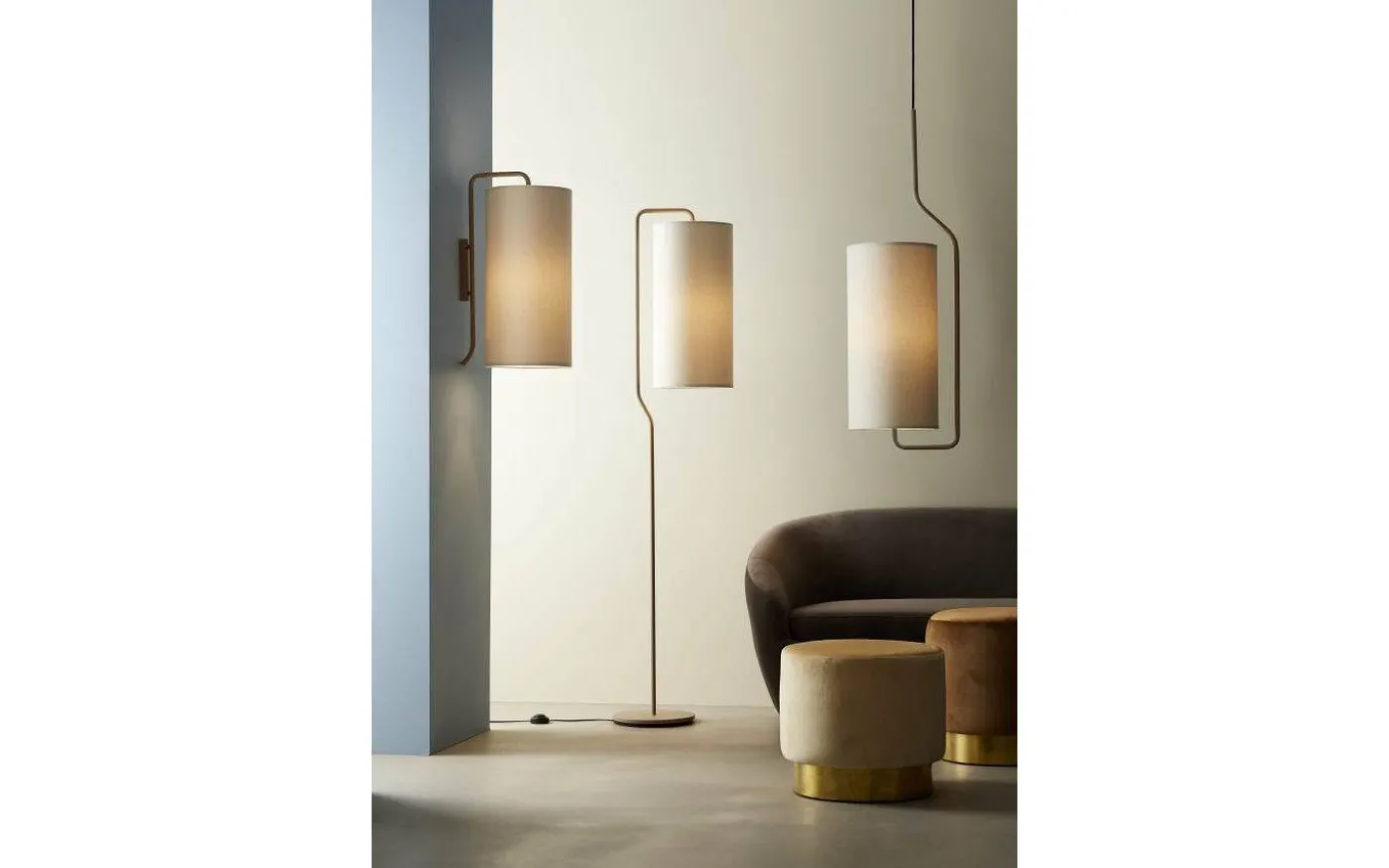 Bender Lampskärm Ø27cm Vit Ull