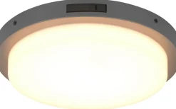 Bermejo Plafond LED 30cm antracit IP54