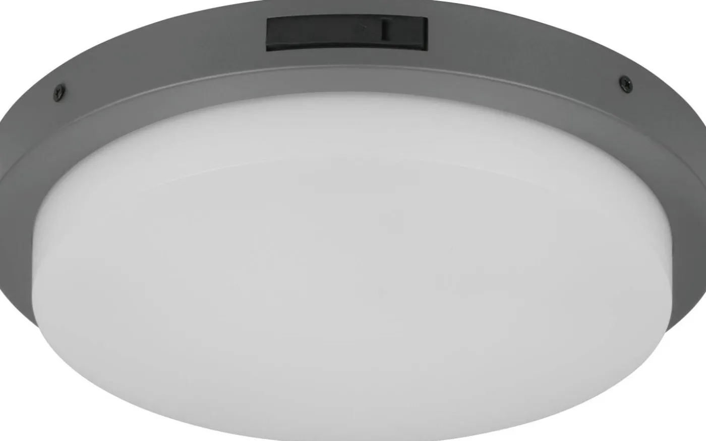 Bermejo Plafond LED 30cm antracit IP54