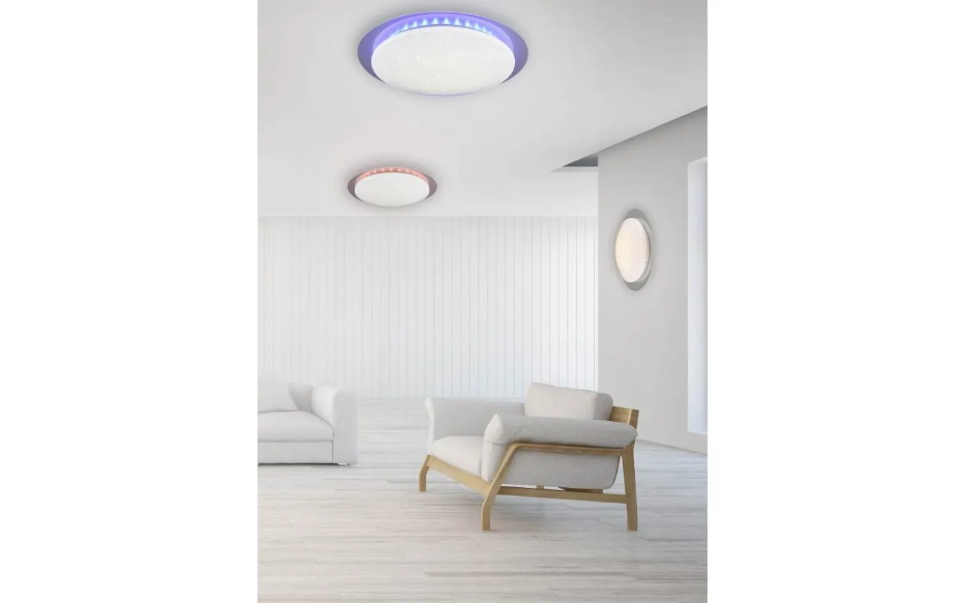 Bilbo Plafond LED 35cm vit RGBW