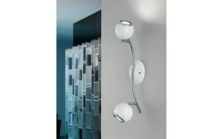 Bimeda Takspotlight 37cm GU10 LED 3000K 2x2,8W Vit