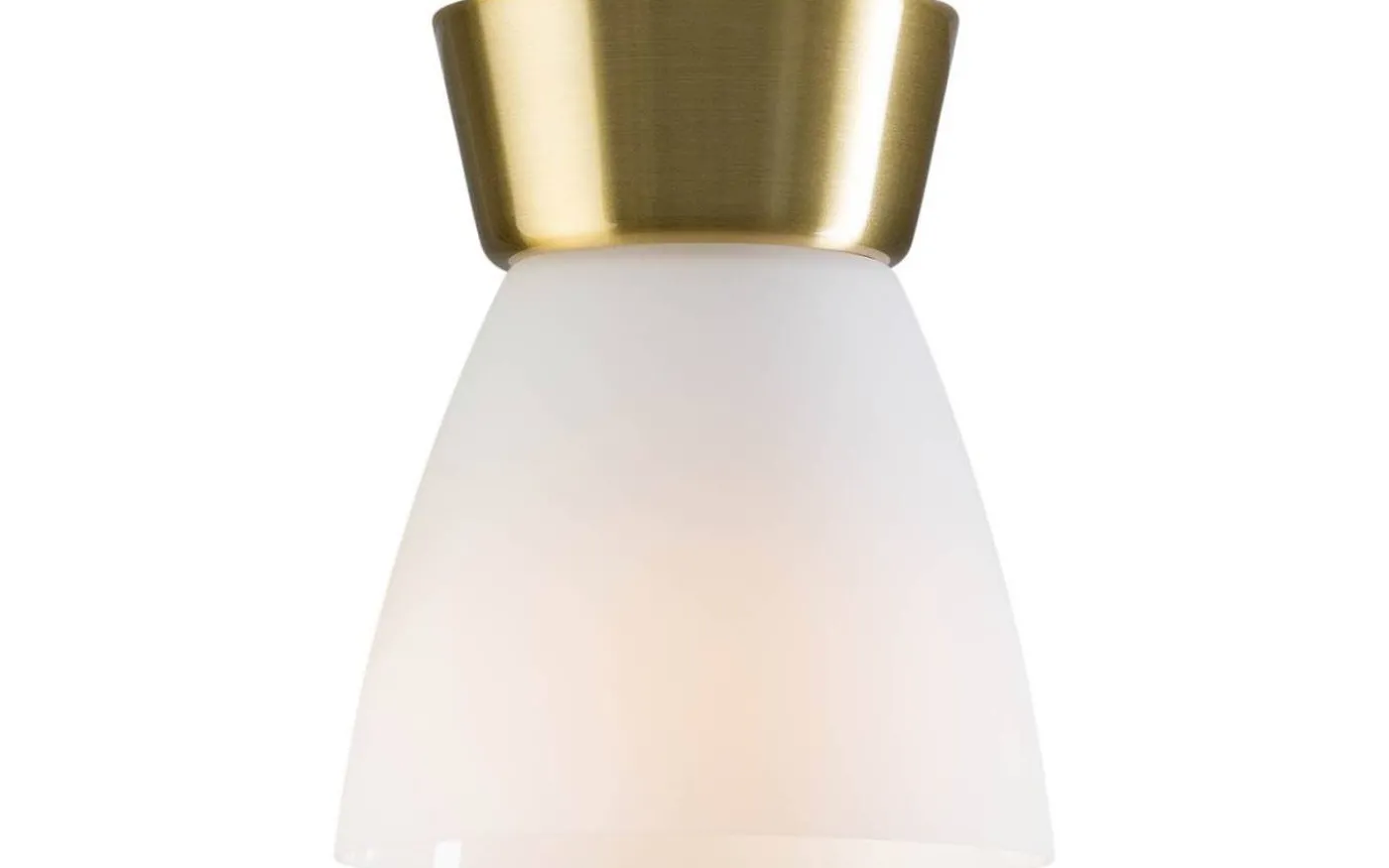Bizzo Plafond 17cm Mässing/Opal