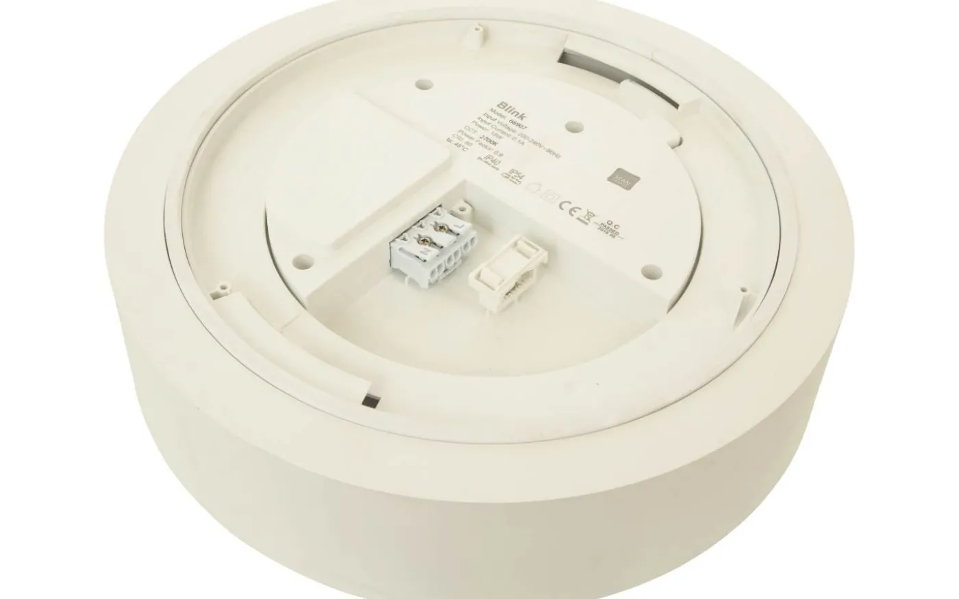 Blink Plafond 30cm LED 18W 2700K Vit IP54