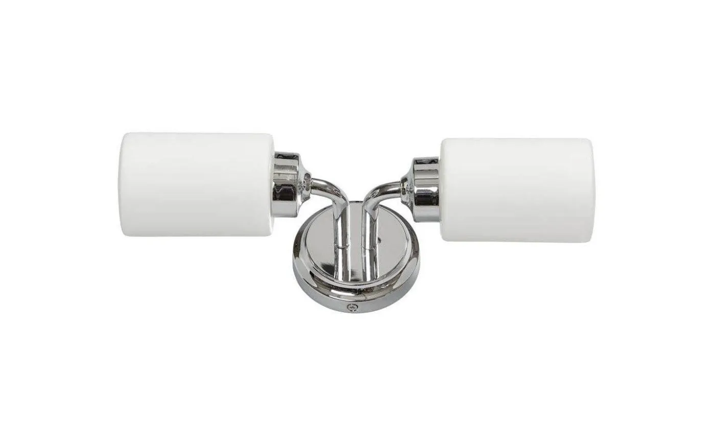 Boda 2L Vägglampa Krom IP44