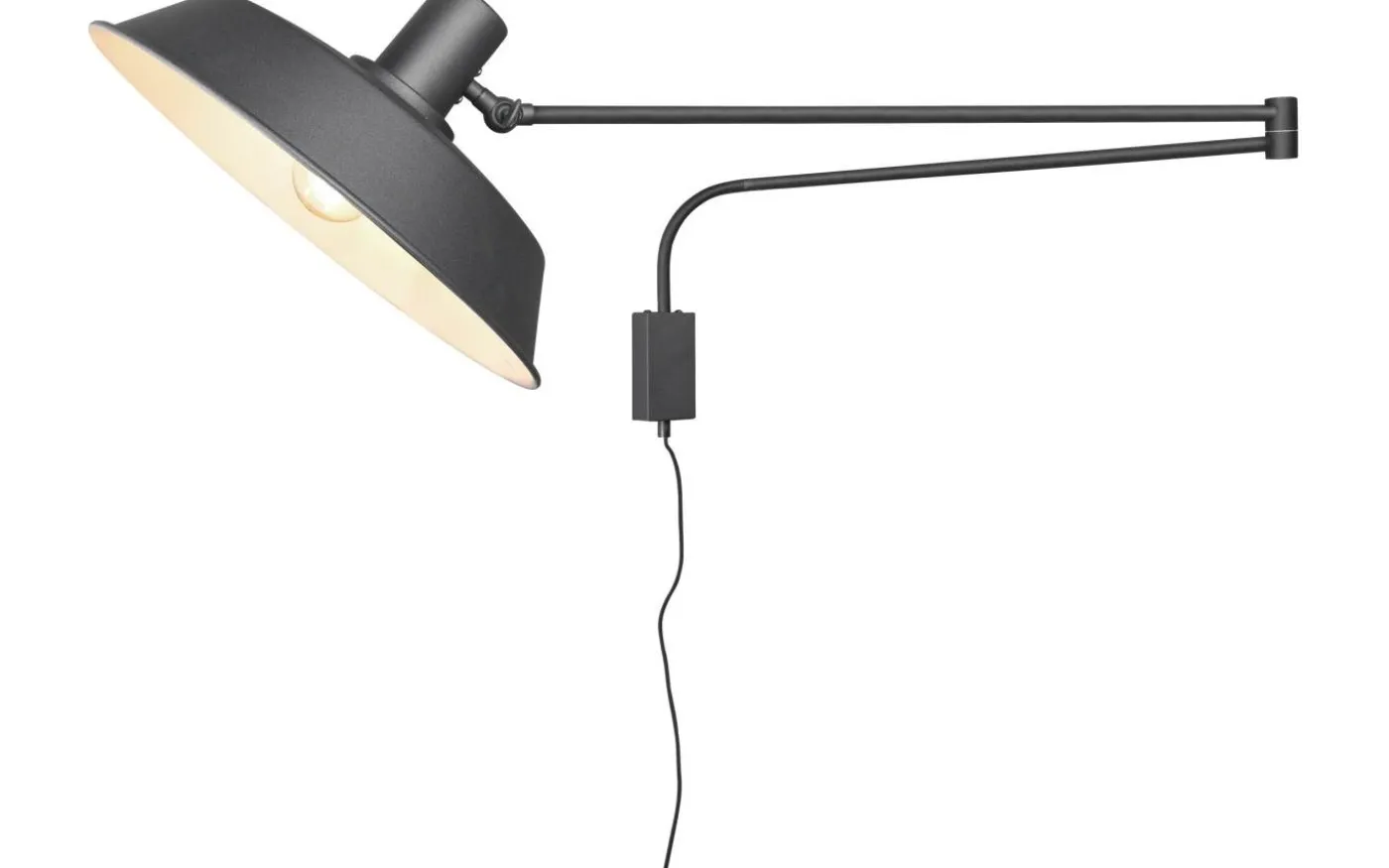 Bolder Vägglampa E27 mattsvart