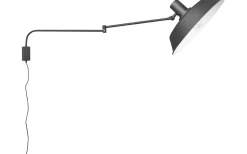 Bolder Vägglampa E27 mattsvart