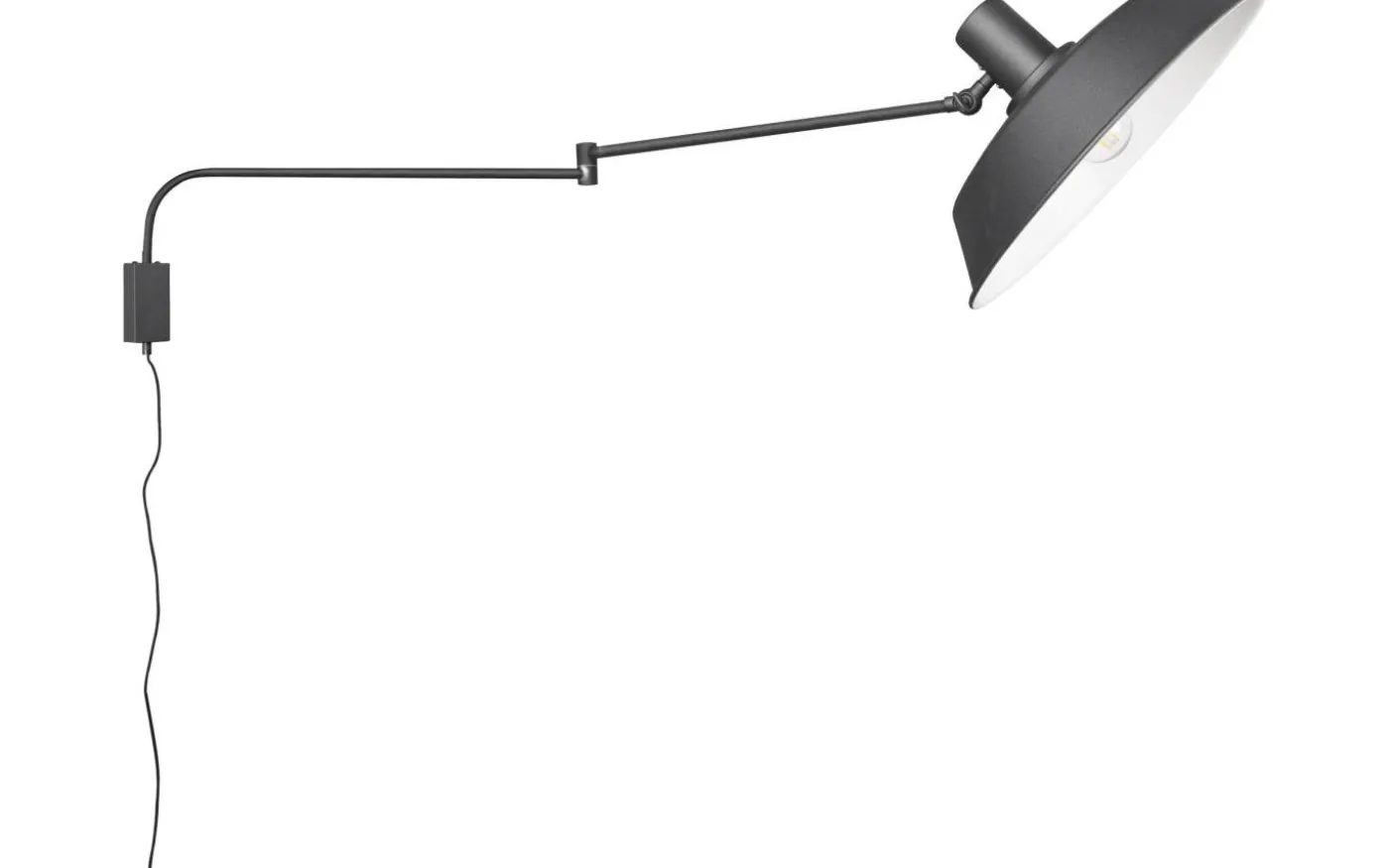 Bolder Vägglampa E27 mattsvart