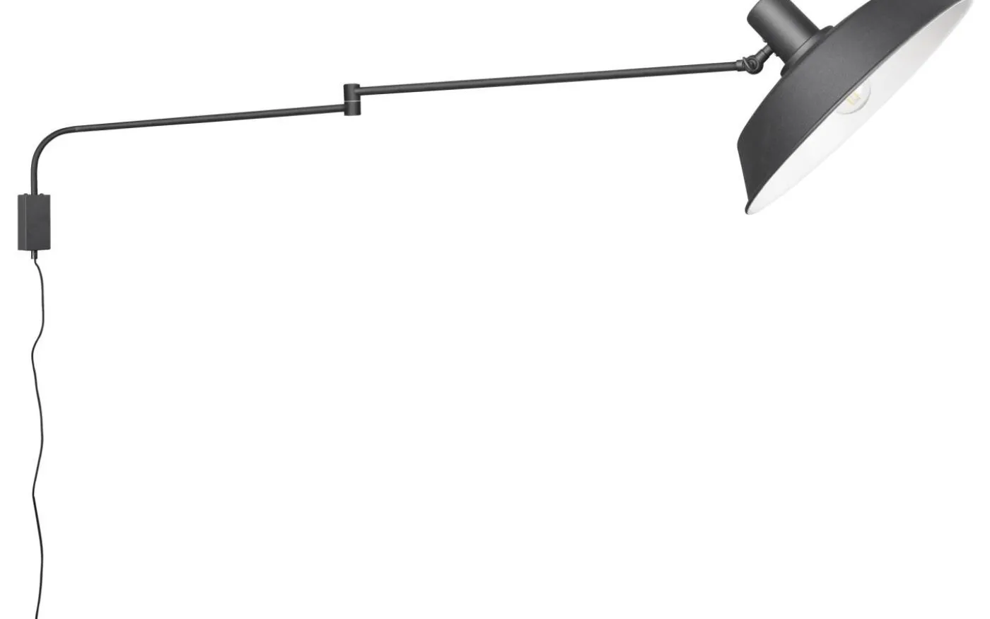 Bolder Vägglampa E27 mattsvart