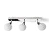 Bolly III Plafond 43cm Opal/Krom IP44