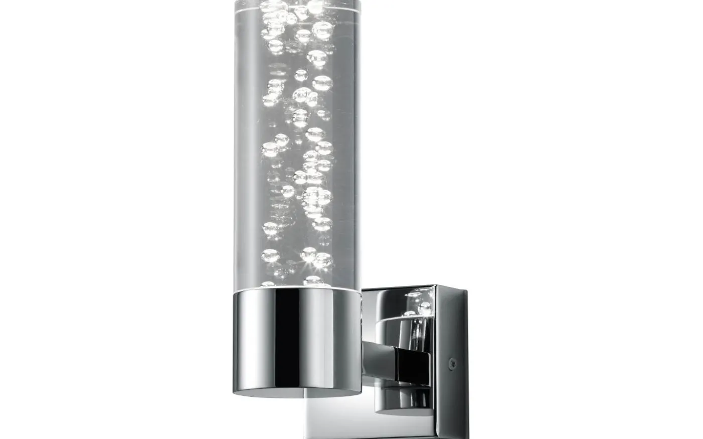 Bolsa H2O Vägglampa LED 1-dels krom/bubbelglas IP44