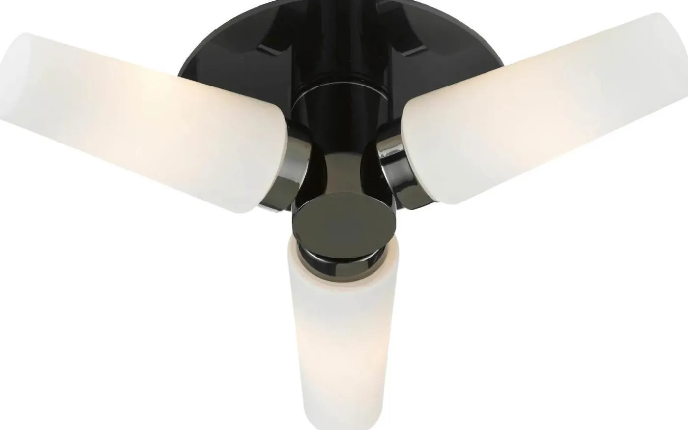 Brastad Plafond 39cm 3L Svart/Vit IP44