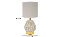 Brezza Bordslampa 30,5cm Grå