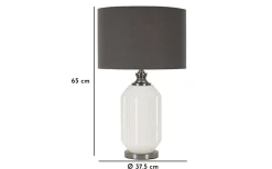 Brighty Bordslampa 65cm Vit/Grå