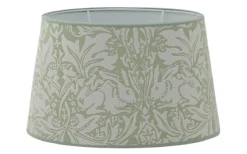 Brother Rabbit Oval Lampskärm 20cm Sage William Morris