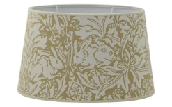 Brother Rabbit Oval Lampskärm 20cm Oat William Morris