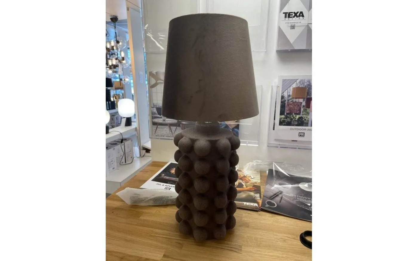 Bubbels Lampfot 49cm Espresso