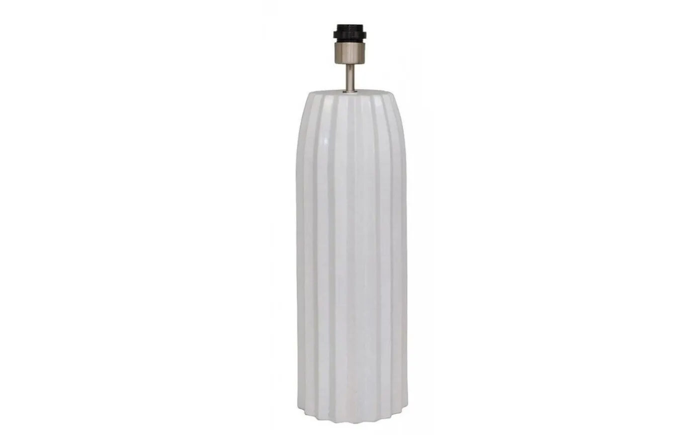 Bullet Lampfot 58cm Vit