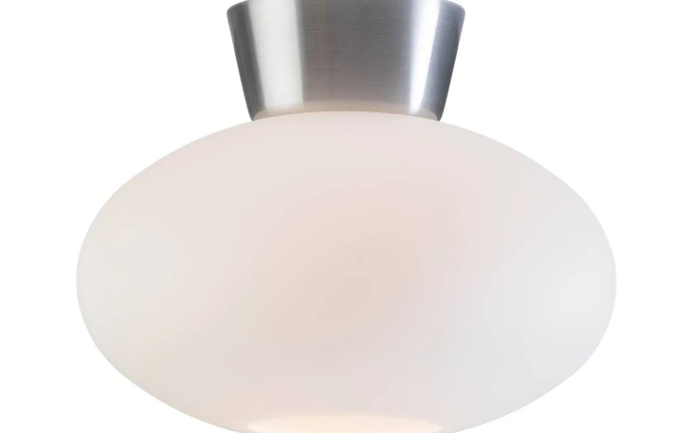 Bullo Plafond 27cm Aluminium/Opal