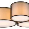 Burton Plafond 3-delad E27 mattsvart