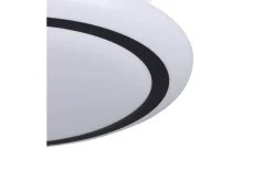 Capasso Plafond 48cm LED 3000K 19,5W Svart/Vit
