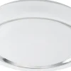 Capasso Plafond 40cm LED 3000K 20W Vit/Krom