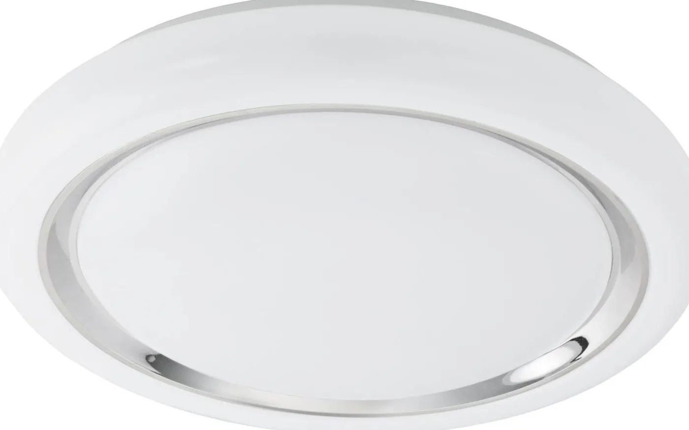 Capasso Plafond 40cm LED 3000K 20W Vit/Krom