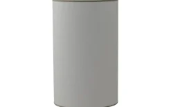 Carolin Cylinder Lampskärm Hög Ø32cm Vit, Sandfärgat Band