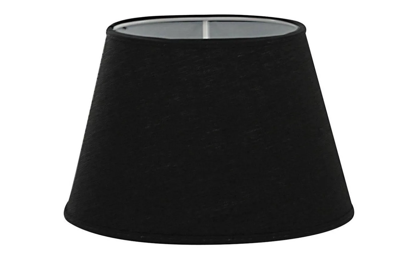 Carolin Oval Lampskärm 33cm Svart