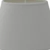 Carolin Oval Lampskärm 25cm Vit