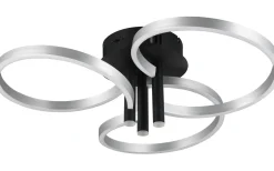 Caruso Plafond LED mattsvart/aluminium