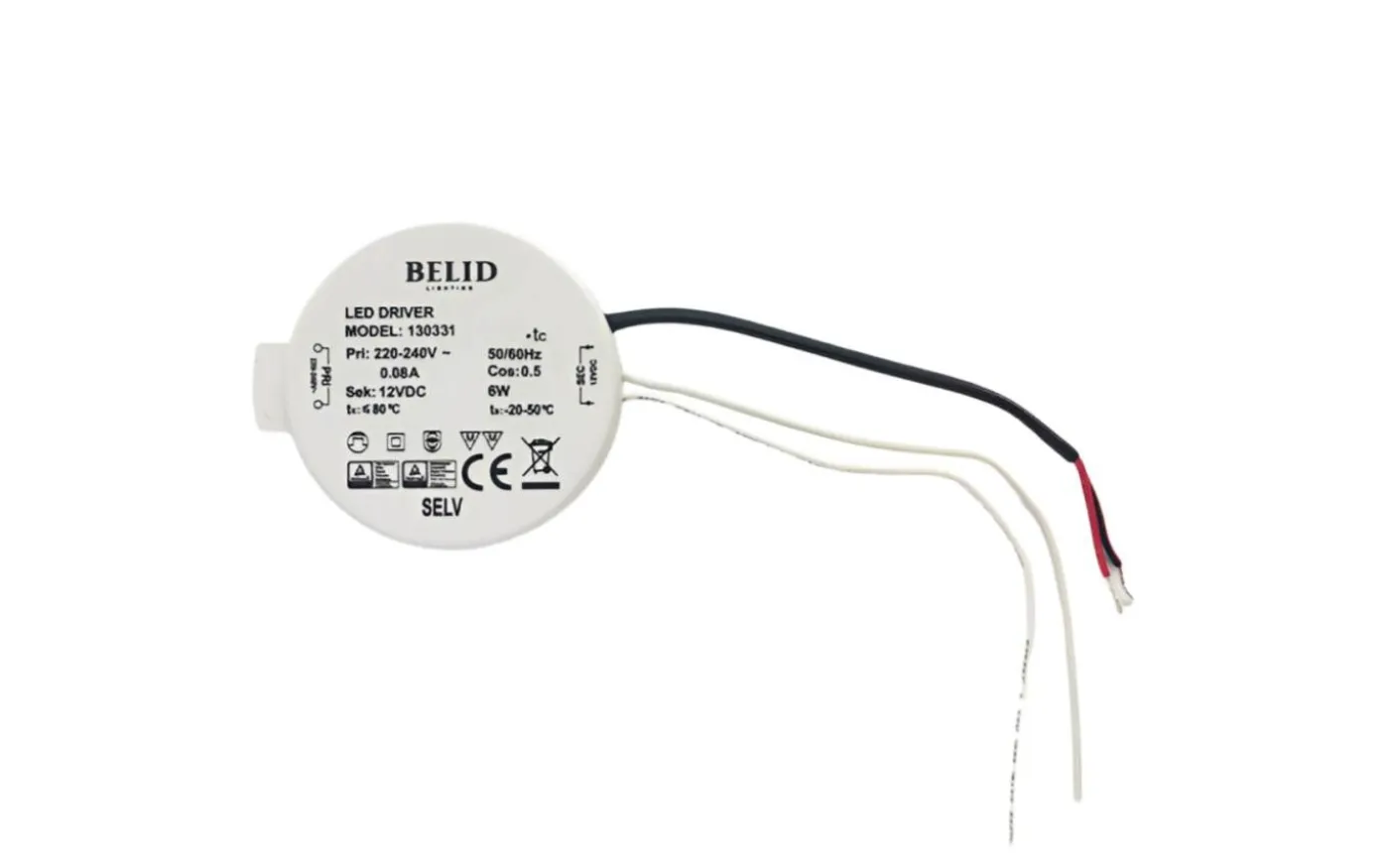 Cato Transformator LED Puck med dimmer 12V DC Max 6W