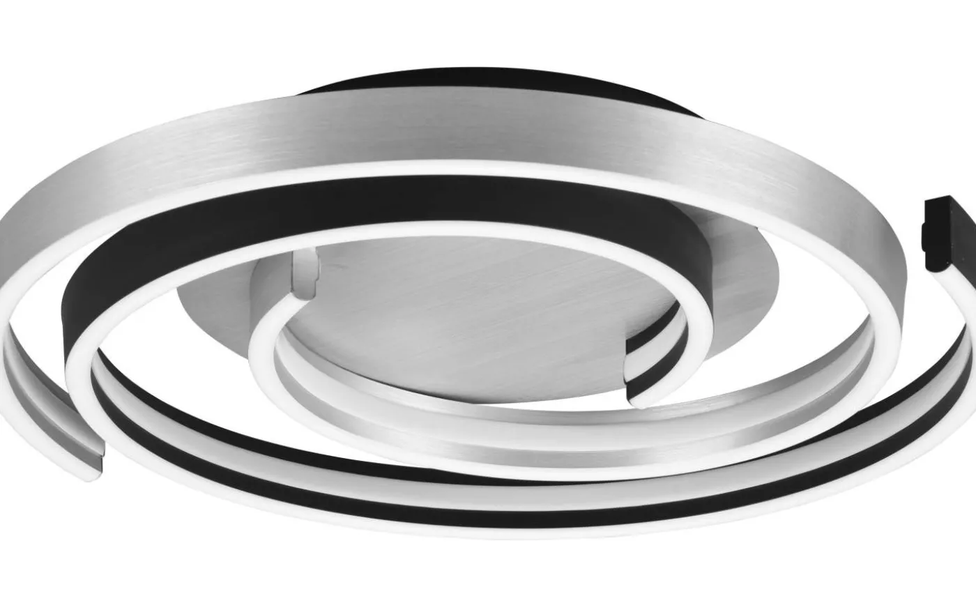 Caya Plafond LED i borstad aluminium