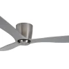 Cetus II 132cm Takfläkt Nickelfärgad Motor, Silverblad