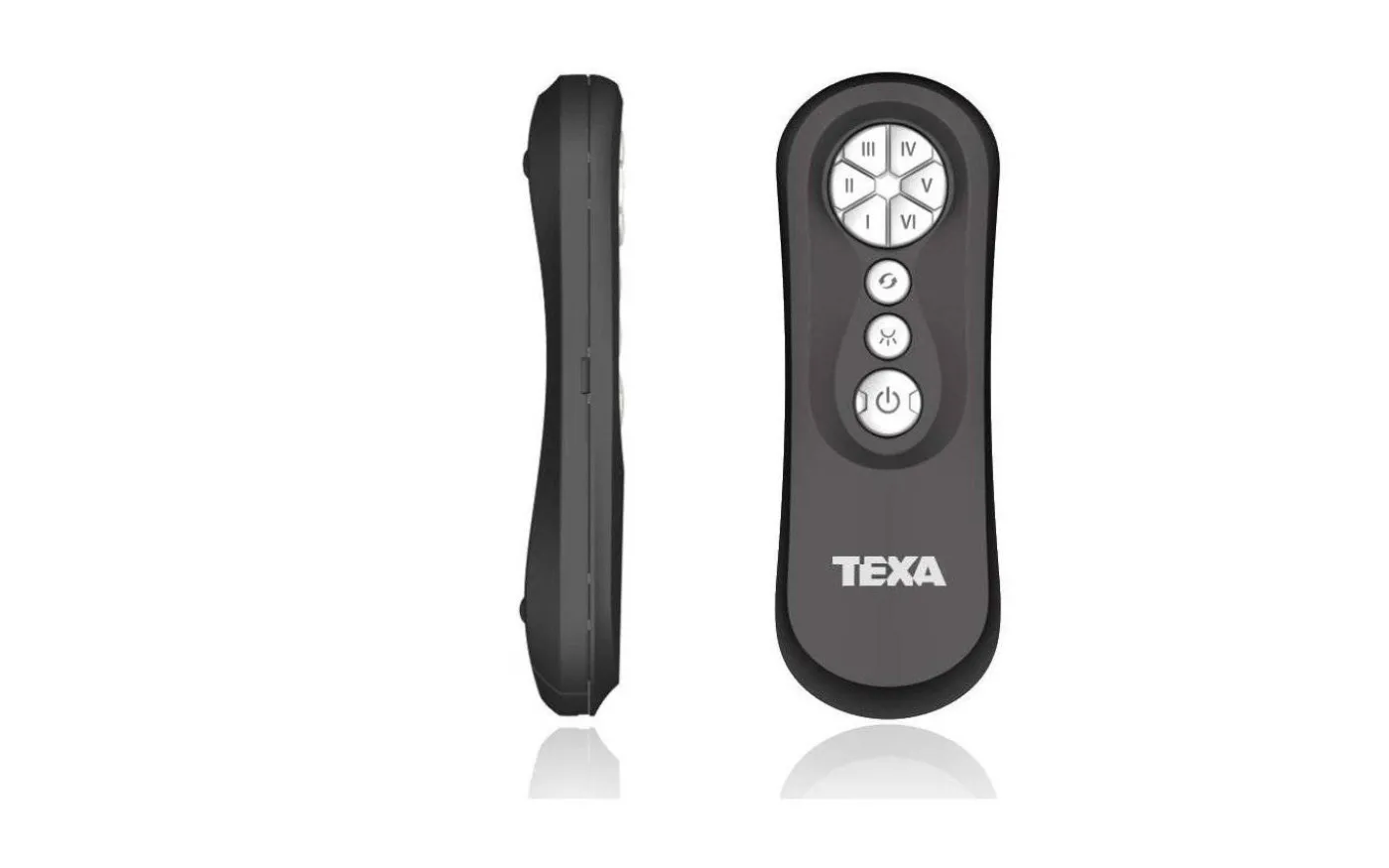 Cetus II 132cm Takfläkt Nickelfärgad Motor, Vita Blad