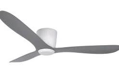 Cetus II 132cm Takfläkt Vit Motor, Silverblad