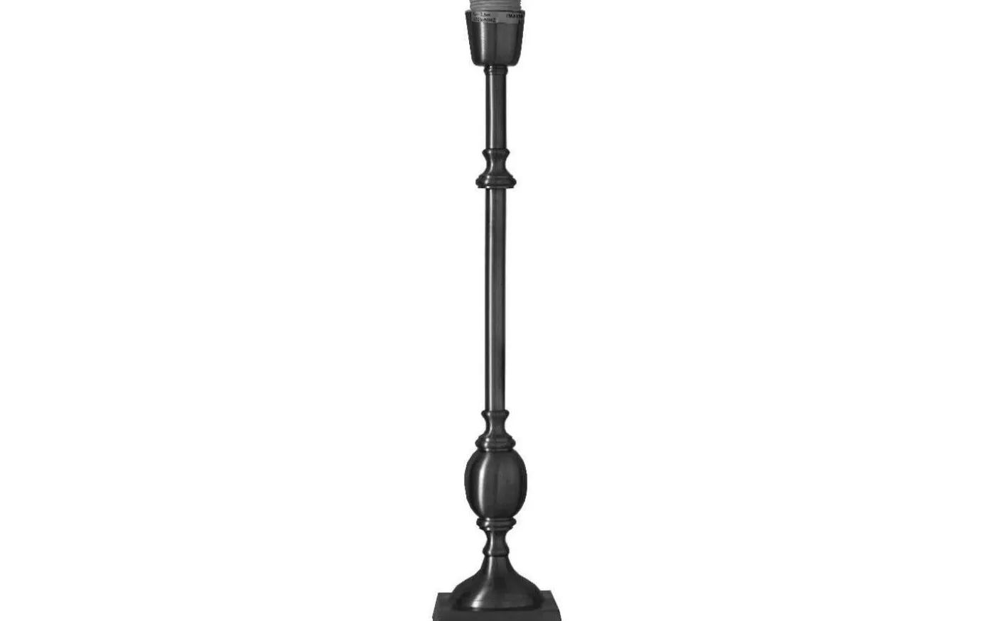 Charlstone Lampfot 49cm Antik Silver
