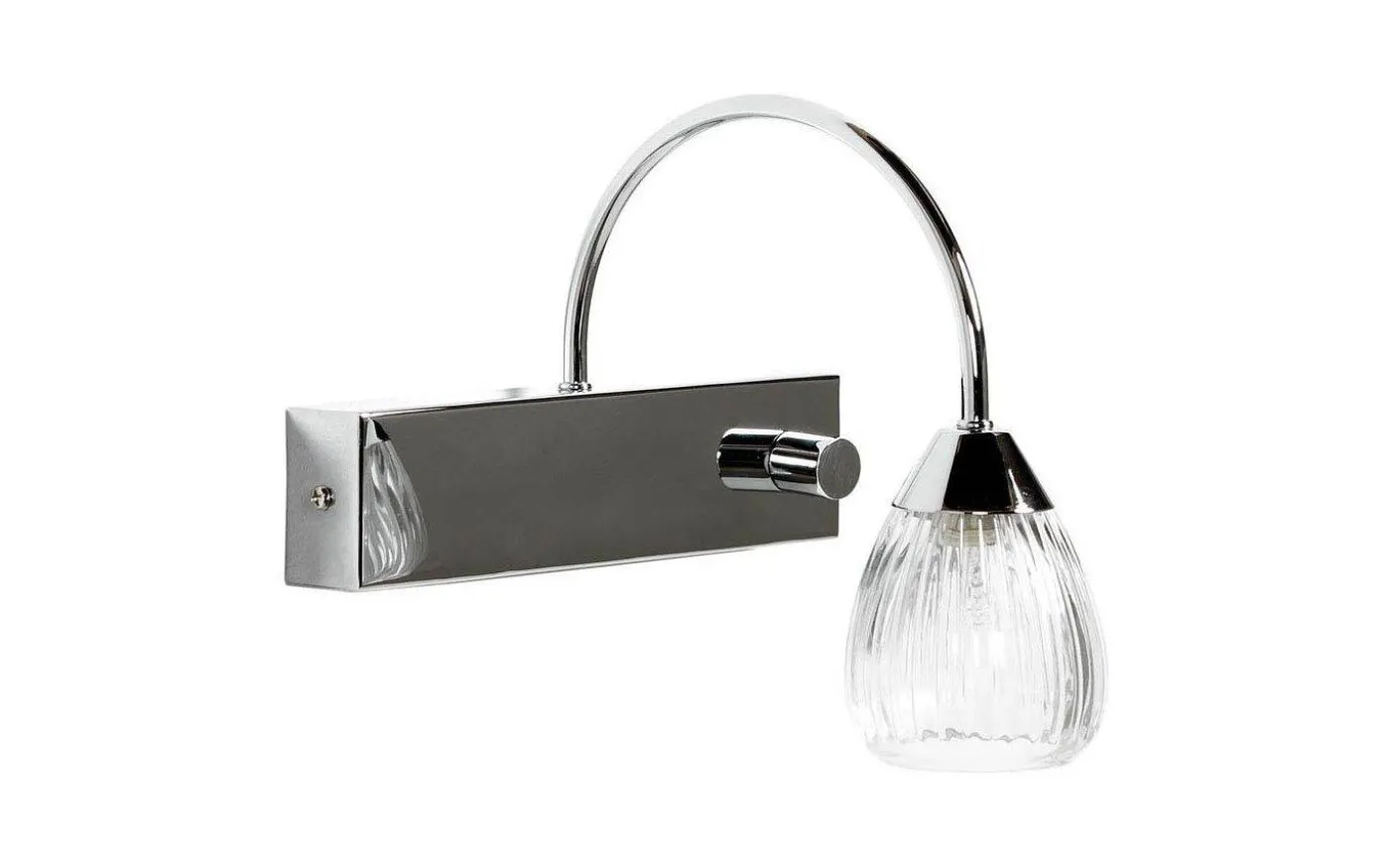 Öckerö Vägglampa Krom/Klar IP21