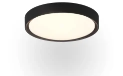 Clarimo H2O Plafond LED mattsvart IP44