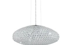 Clemente Taklampa Kristall 54cm Krom