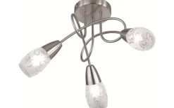 Colmar Plafond 47cm 3xE14 borstat stål
