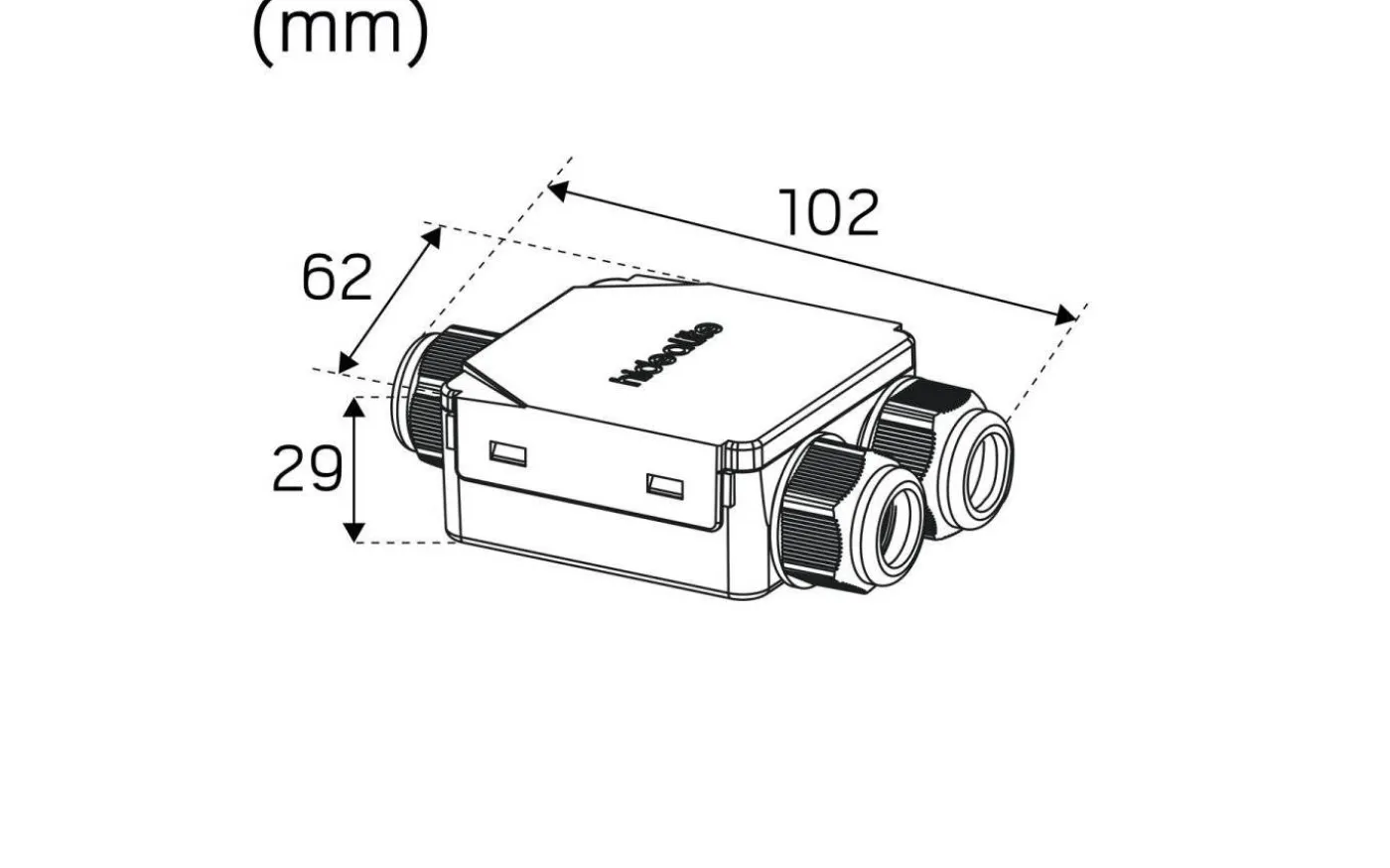 Comfort Quick Outdoor Spotlight LED GU10 3000K 5,8W Antracit IP23