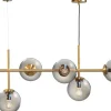 Como Taklampa 93cm Rök/Mässing