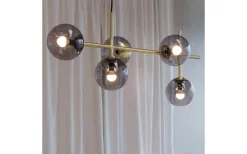 Como Taklampa 93cm Rök/Mässing