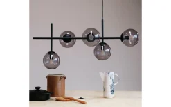 Como Taklampa 93cm Rök/Svart